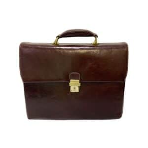 Torba kožna tamno braon-2521079